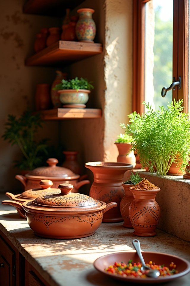 terracotta cookware for cooking