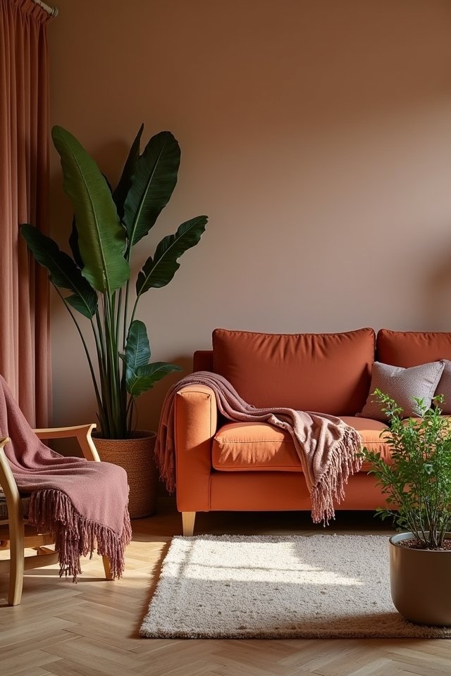 terracotta furniture for warmth