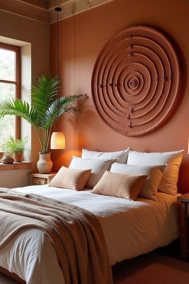 terracotta inspired earthy wall art