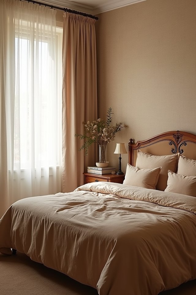 textured fabric wallpaper transformation