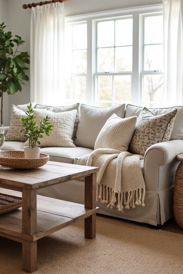 textured fabrics create coziness