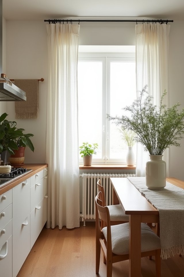 textured fabrics enhance kitchens