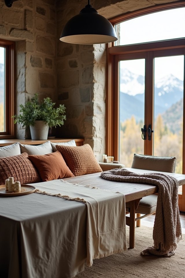 textured fabrics for ambiance