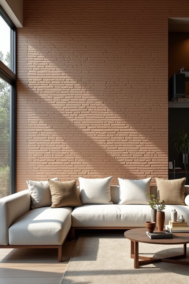 textured faux brick charm