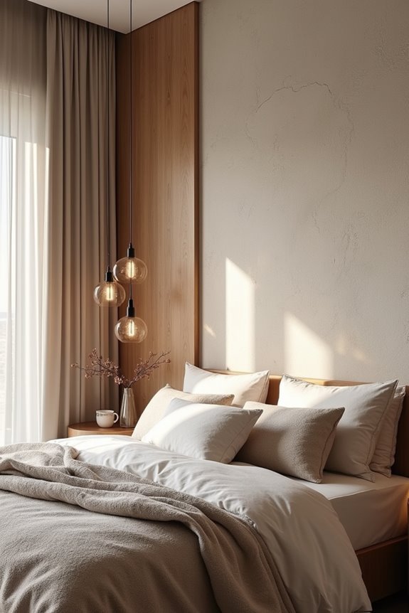 textured finishes for bedrooms