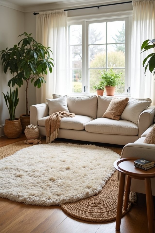 textured neutral living sanctuary