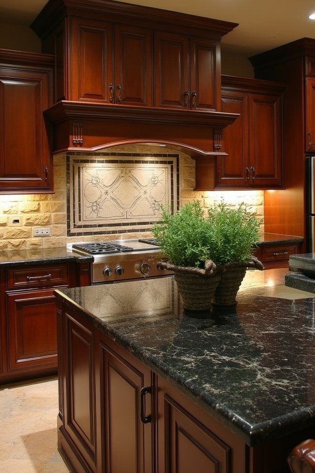 textured stone and granite