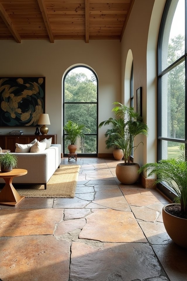 textured stone tile elegance