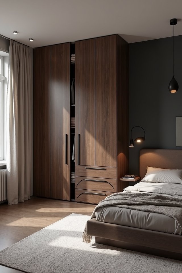 textured wardrobe finish options