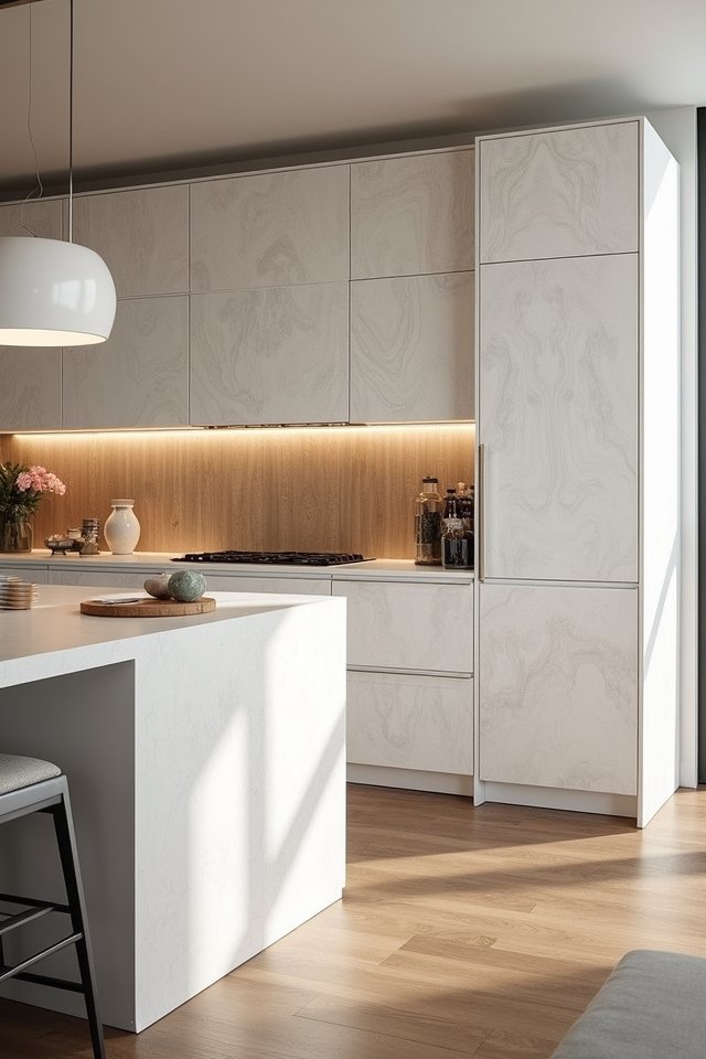 textured white cabinet charm