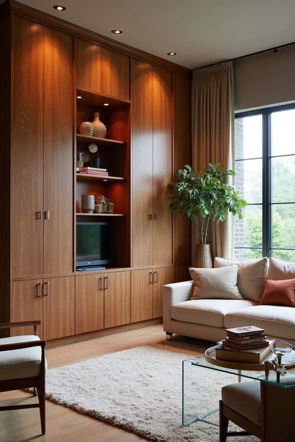 textured wood adds warmth