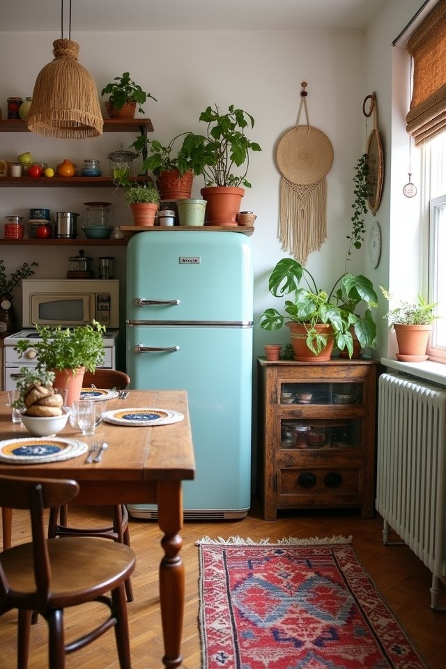 thrifted vintage kitchen decor