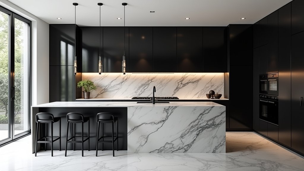 timeless black and white kitchens