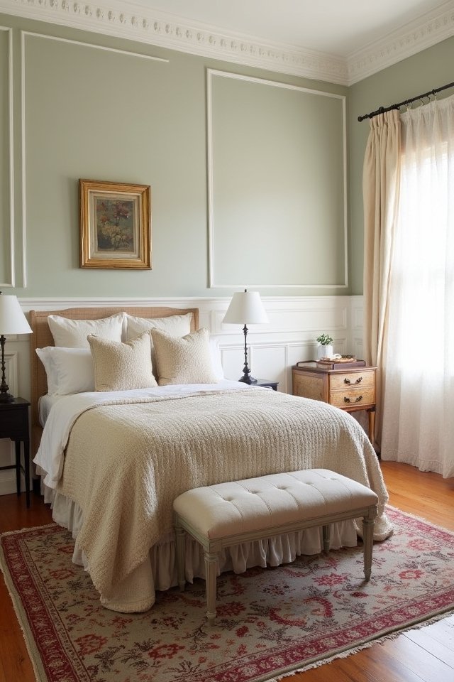 timeless charm with wainscoting