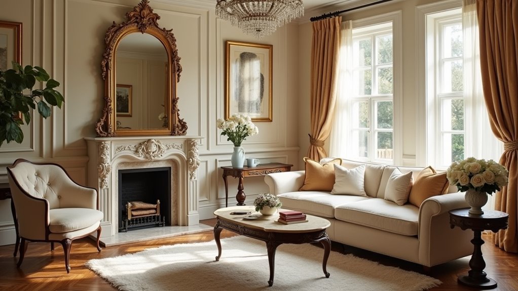 timeless elegance living rooms