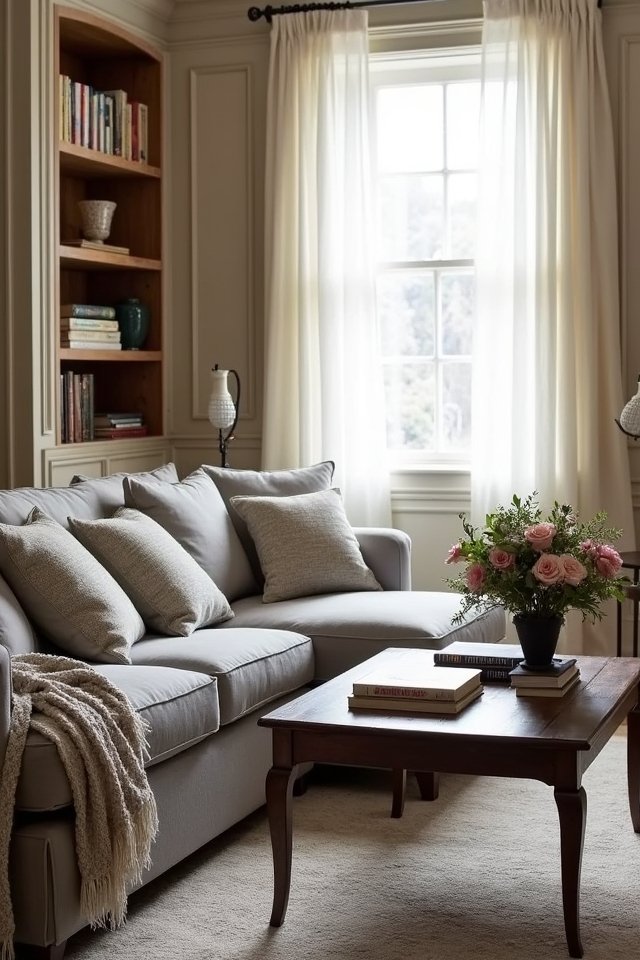 timeless grey sofa elegance