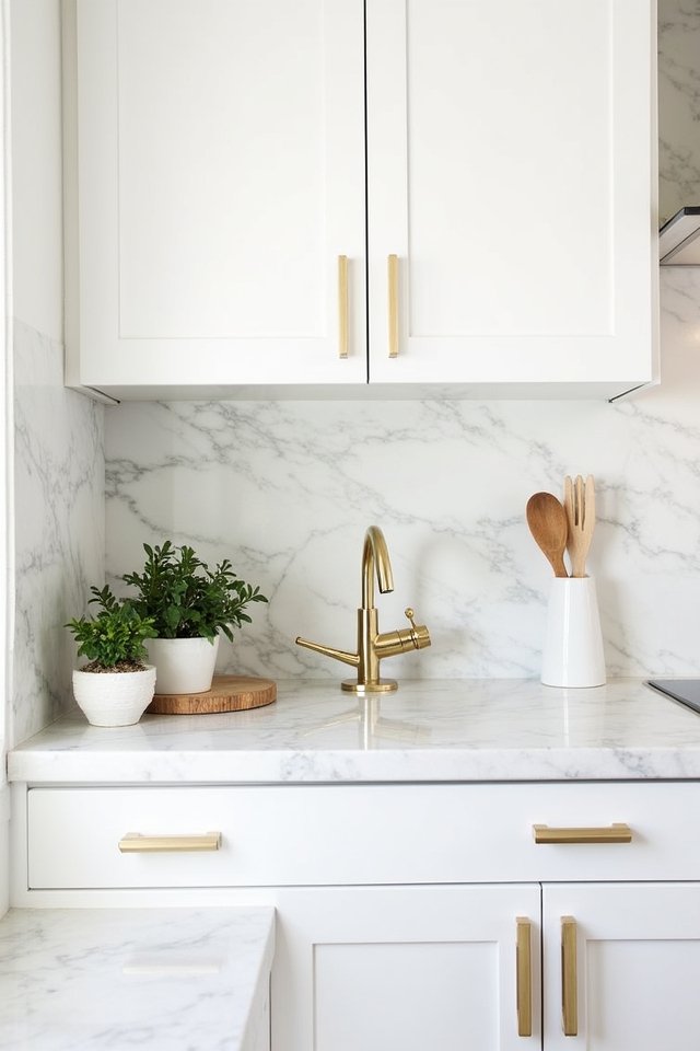 timeless marble and gold