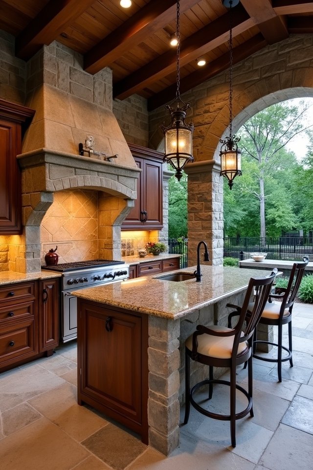 timeless rustic kitchen elegance