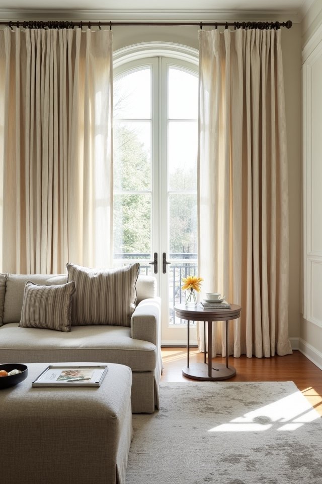 timeless striped fabric elegance