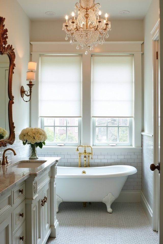 timeless vintage bathroom elegance