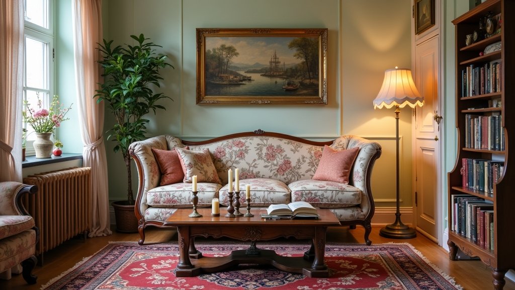 timeless vintage living room