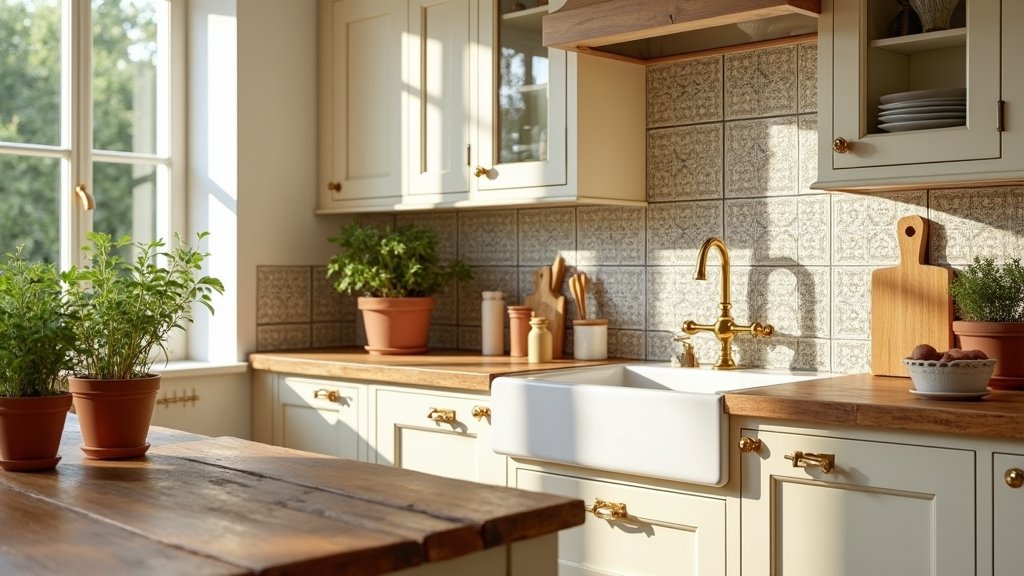 timeless warm cream kitchens