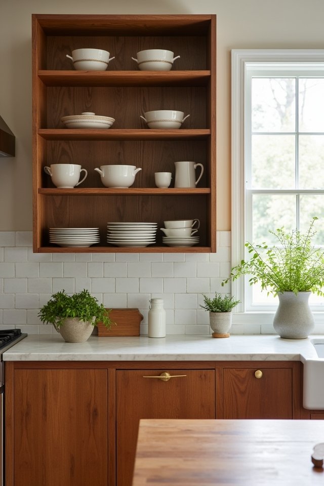 timeless warm modern hutch