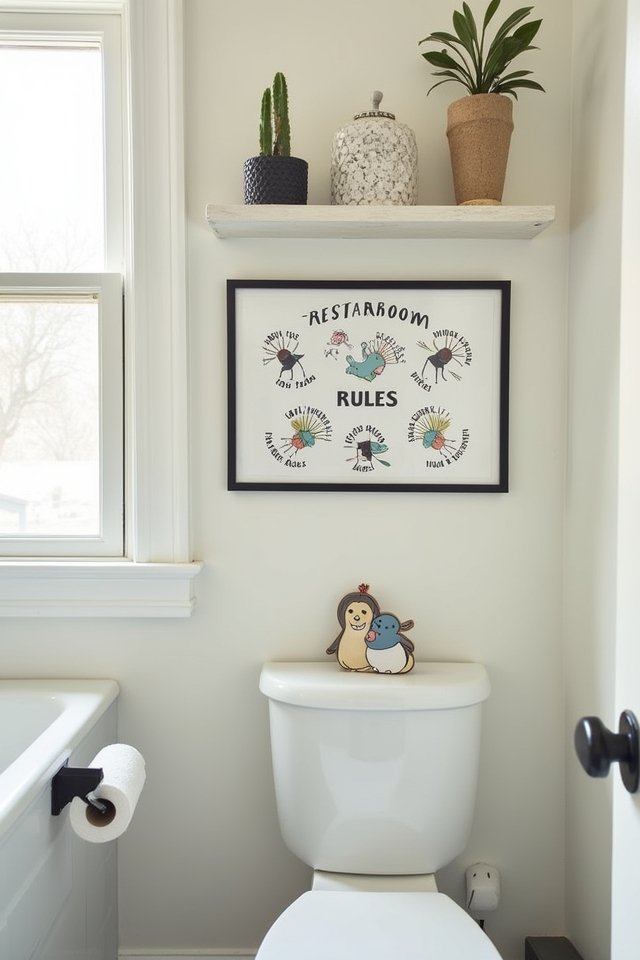 toilet humor lightens embarrassment