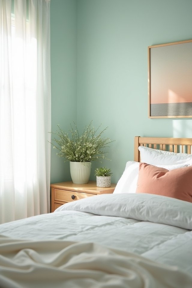 tranquil aqua bedroom retreat