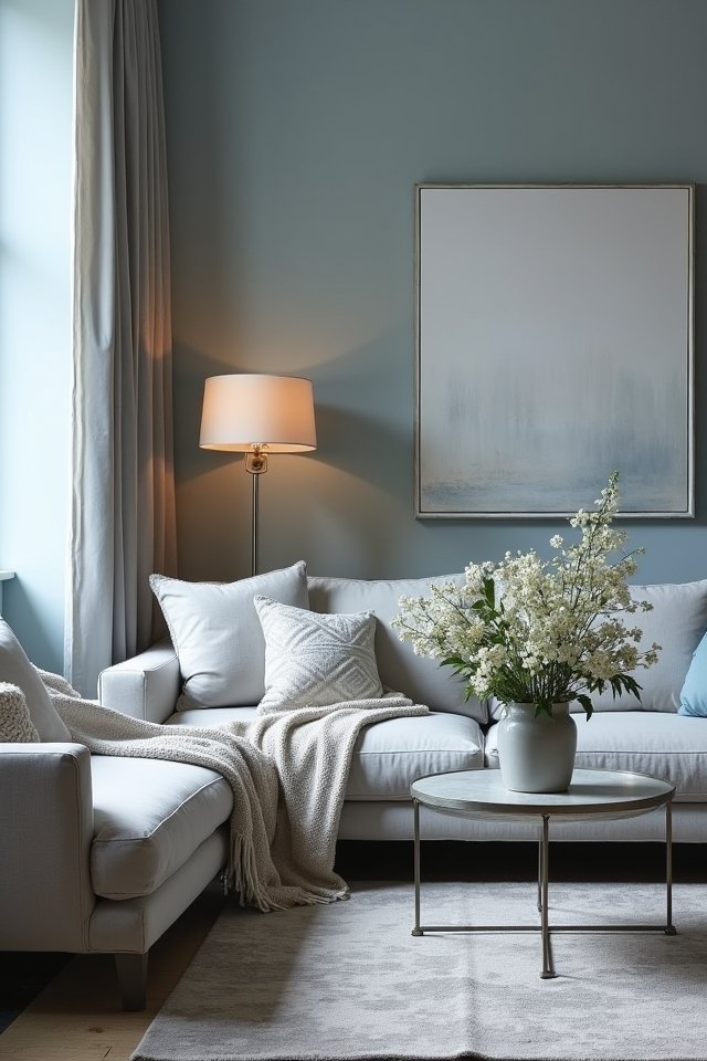 tranquil cozy living room