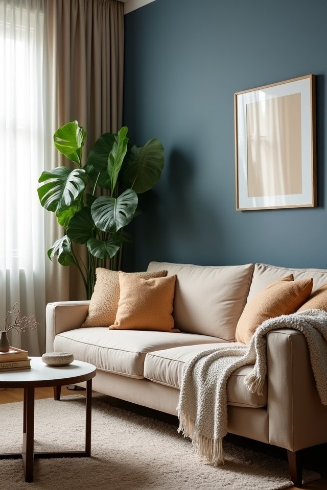 tranquil elegance in living room
