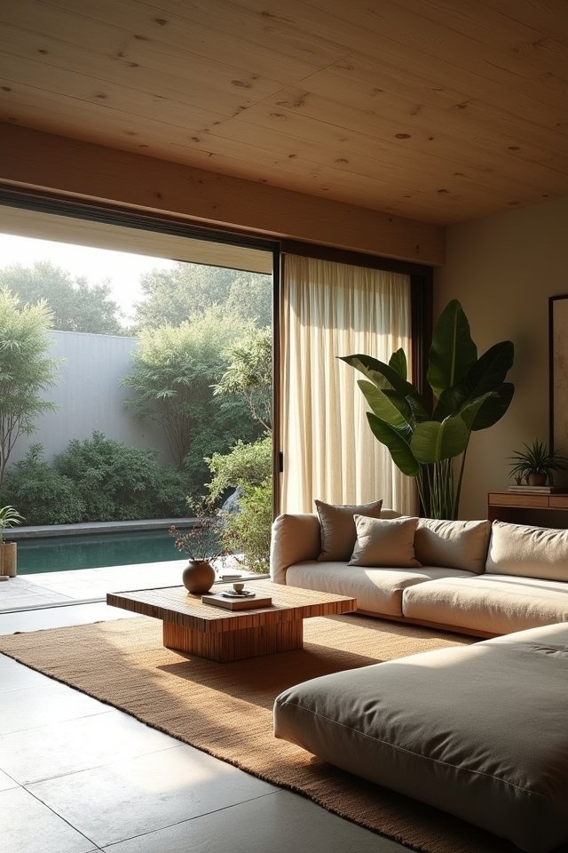 tranquil living room oasis