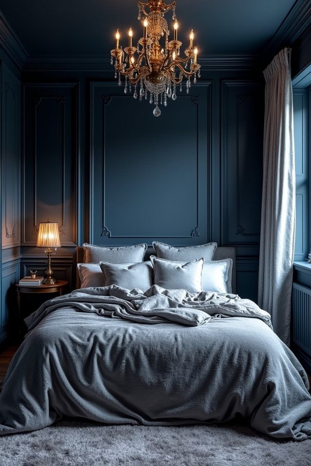 tranquil midnight blue sanctuary