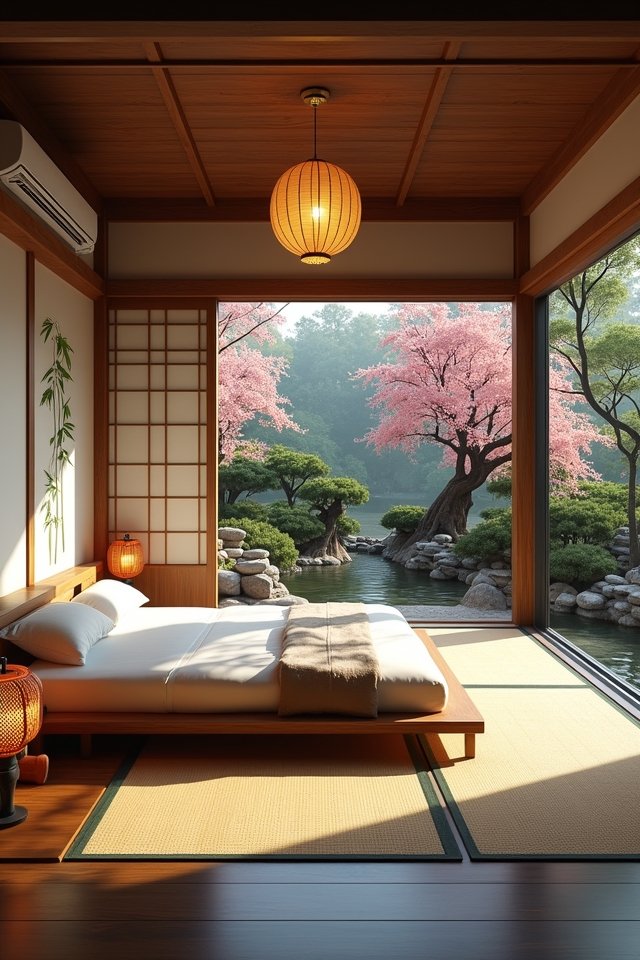 tranquil minimalist japanese sanctuary