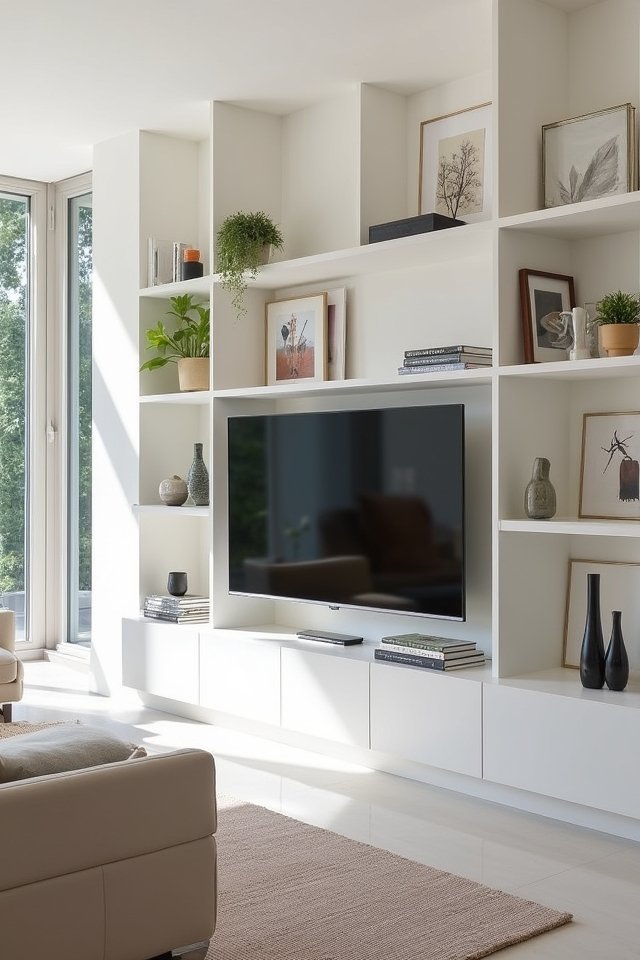 tranquil minimalist living room