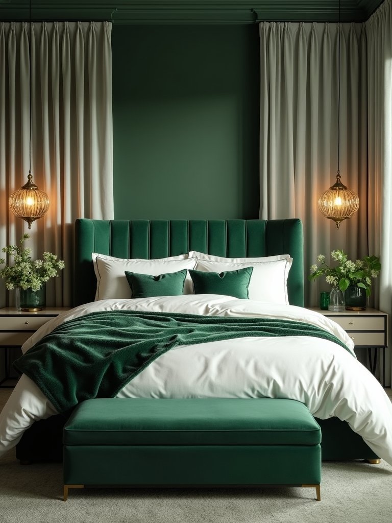 tranquil oasis with soft greens