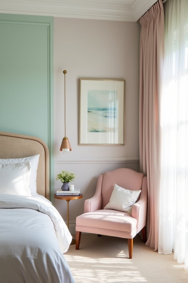 tranquil pastel bedroom oasis