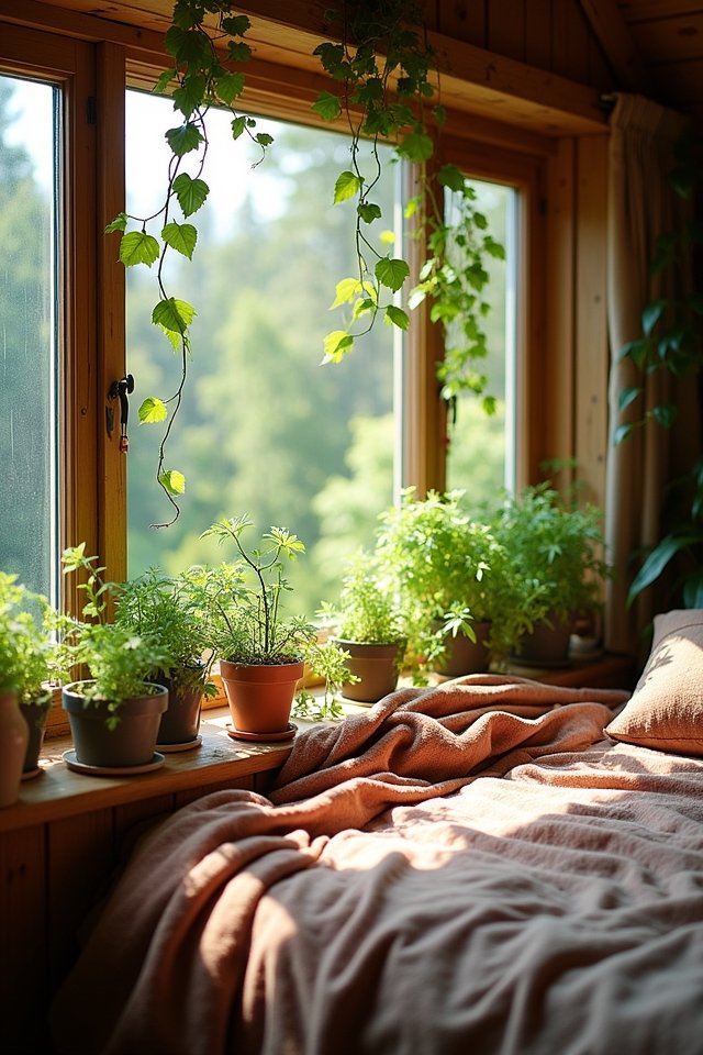 transform bedroom with greenery