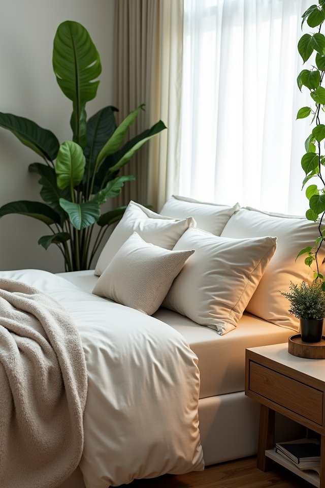 transform bedroom with plants