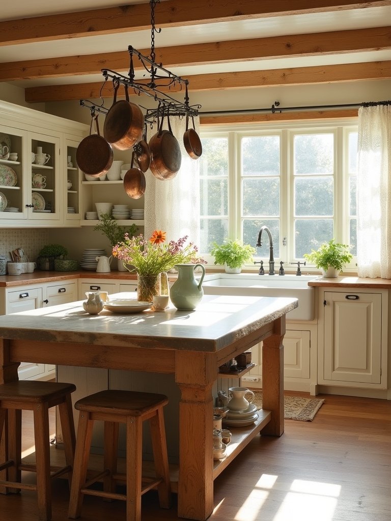 transform kitchen with antiques