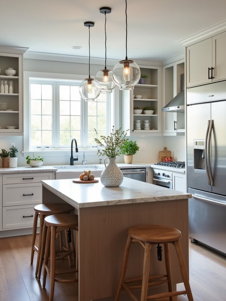 transform kitchen with bar seating