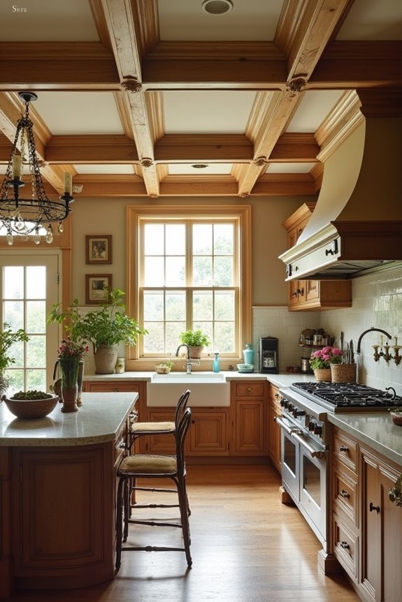 transform kitchen with beams