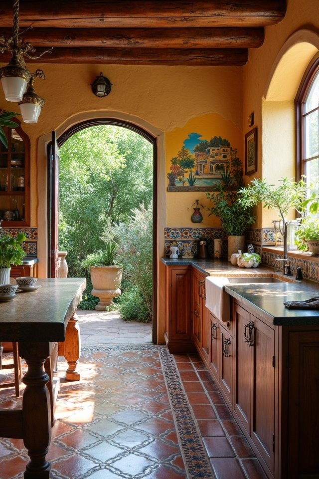 transform kitchen with murals