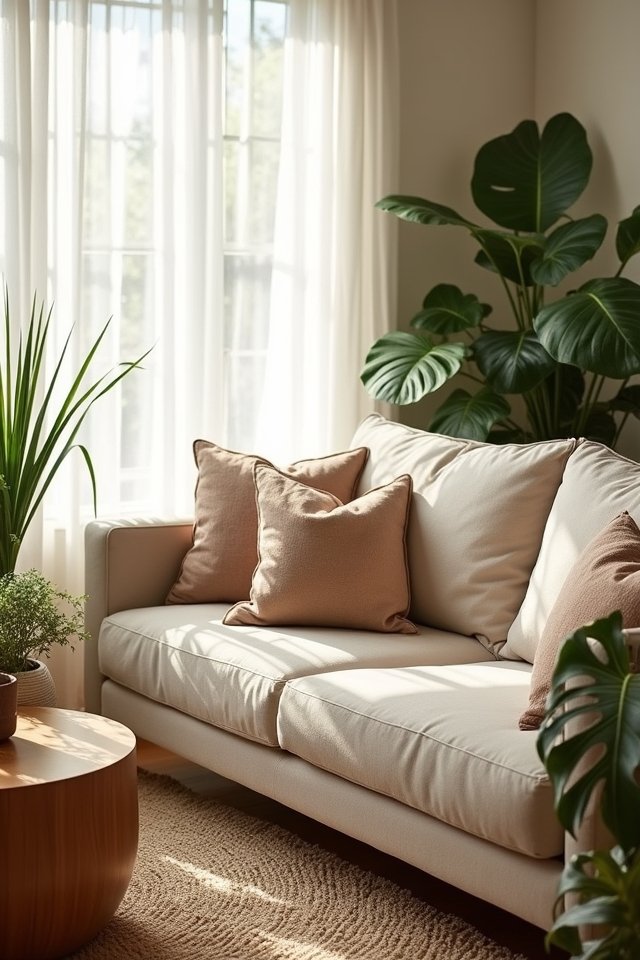 transform living room greenery