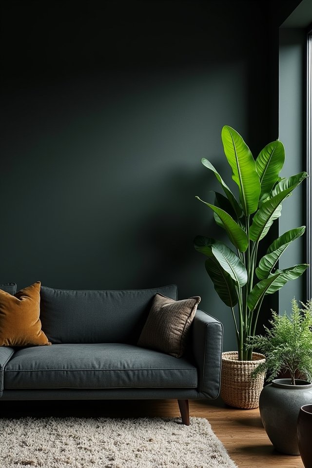 transform living room greenery
