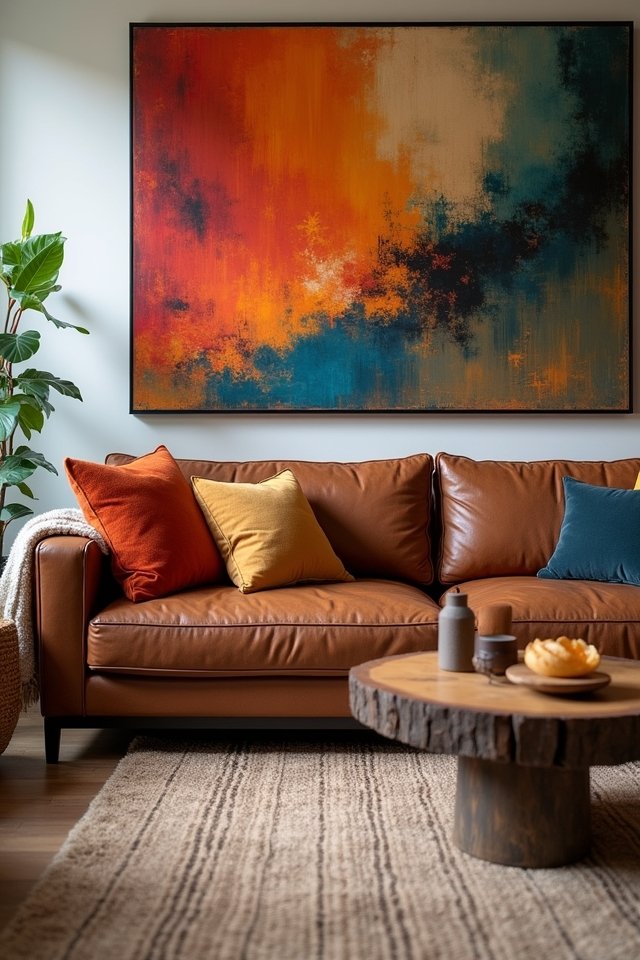 transform living room with art