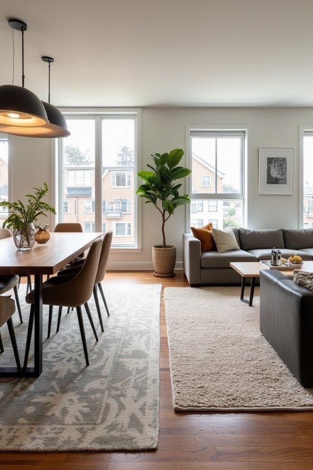 transform space with rugs