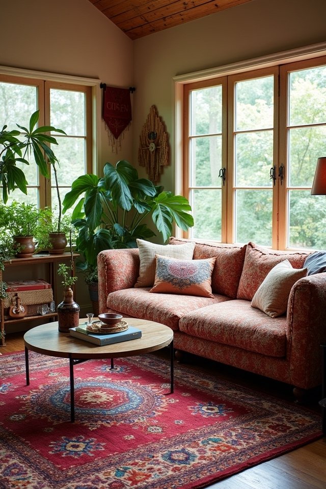 transform spaces with rugs