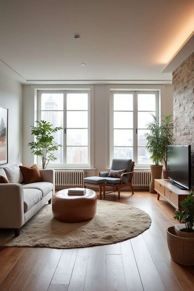 transform spaces with rugs