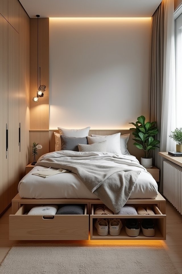 transform under bed storage space